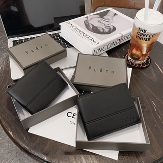 Ví bóp nam ngắn đẹp full box kèm túi giấy cầm tay nhiều ngăn cao c...