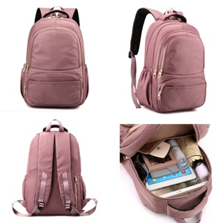 Balo nữ màu trơn đơn giản thời trang trung niên size lớn đựng lapt...