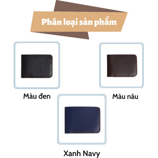 Ví Nam Đẹp Mini Phong Cách Thời Trang Đơn Giản Năng Động, Bóp Da Đ...