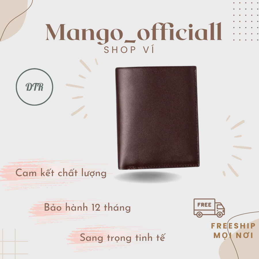 Ví Da Nam Mini Cao Cấp Thời Trang, Bóp Nam Đẹp Đẳng CấP_MANGO  VÍ ...
