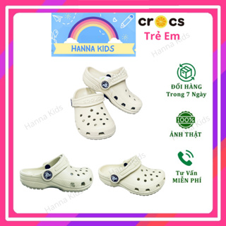 HÀNG LOẠI 1-Tặng 12 Sticker-Dép Cross cho bé trai bé gái trẻ em Ha...