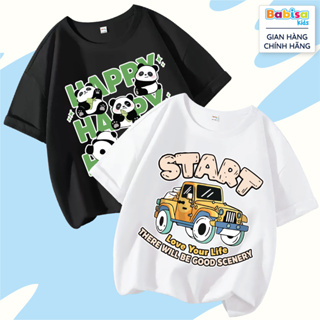 Áo thun cổ tròn bé trai Ô Tô, Gấu, Chú Chó Cứu Hộ PAW BABISA KIDS ...