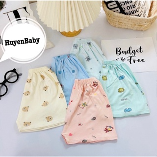 Quần đùi chục thun lạnh, thông hơi thoáng mát cho bé từ 3-13kg. Qu...