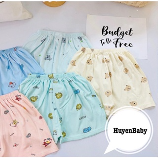 Quần đùi chục thun lạnh, thông hơi thoáng mát cho bé từ 3-13kg. Qu...