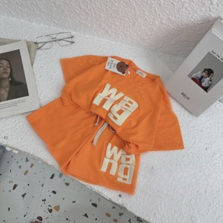 [9-42kg] Bộ cộc tay cotton bé gái in hình chữ AN in nổi, set quần ...