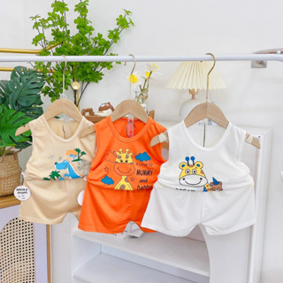 [A145 - Được Chọn Mẫu, Mềm, Mát] Bộ Ba Lỗ Thun Lạnh Minky Moom In ...