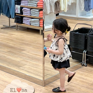 Quần áo bé gái- Set Áo 2 Dây Hoa Nhí Chun Ngực Xinh Xắn Cho Bé 1-8...