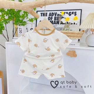 Bộ tăm lạnh cho bé, quần áo trẻ em đồ bộ bé bộ cộc bé trai bộ bé g... Bộ tăm lạnh cho bé, quần áo trẻ em đồ bộ bé bộ cộc bé trai bộ bé g...