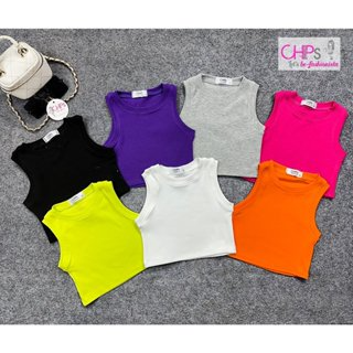 Áo Croptop Ôm Body Sát Nách Nhiều Màu Cho Bé Gái...