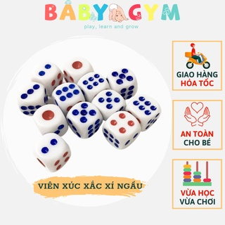 Viên Xúc Xắc 6 Mặt  Hạt Xí Ngầu Chất Lượng Cao - BABYGYM...