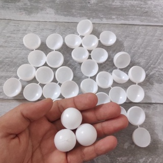 Quả Bóng Nhựa Rỗng Mở Đôi Màu Trắng- Đường Kính 2,9cm...