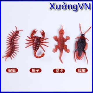 Côn Trùng Giả - Gián, Tiểu Cường, Rết, Bọ Cạp, Thạch Sùng Bằng Nhự...