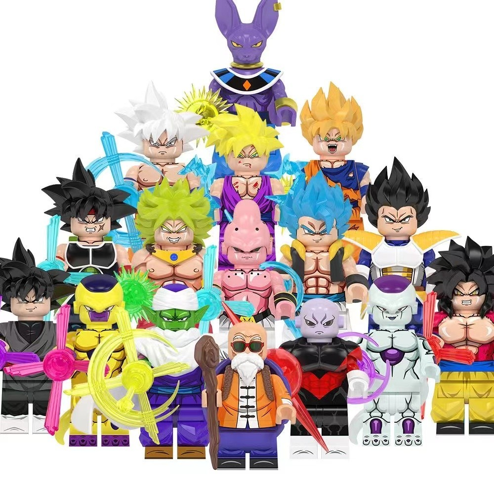 Dragon BALL Khối Xây Dựng Son Goku Gogeta Vegeta Frieza Nhân Vật Đ... Dragon BALL Khối Xây Dựng Son Goku Gogeta Vegeta Frieza Nhân Vật Đ...