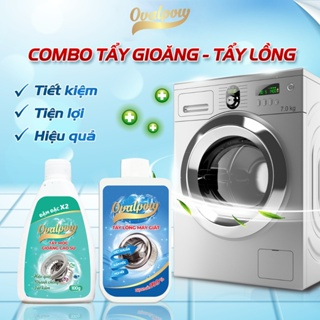 Combo Tẩy Lồng Máy Giặt OVALPOW 300gr  Tẩy Mốc Gioăng Cao Su Cao C...