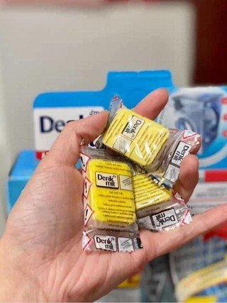 Viên tẩy lồng máy giặt Denkmit vệ sinh, làm sạch, loại bỏ cặn bẩn,...