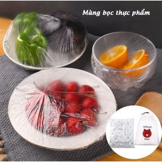 Màng bọc thực phẩm PE có chun co giãn tái sử dụng nhiều lần...