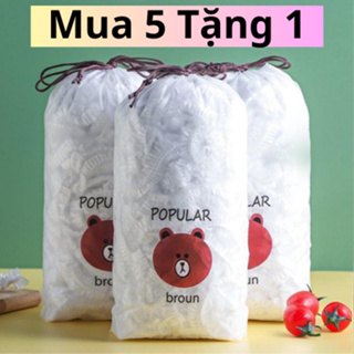 Túi màng bọc thực phẩm JYoohome (Mua 5 Gói Tặng 1 Bàn Chải) chất l... Túi màng bọc thực phẩm JYoohome (Mua 5 Gói Tặng 1 Bàn Chải) chất l...