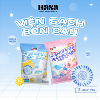 Viên thả bồn cầu GETO sạch khuẩn thơm mát tẩy sạch mảng bám khử mù... Viên thả bồn cầu GETO sạch khuẩn thơm mát tẩy sạch mảng bám khử mù...
