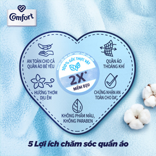 Combo 2 Túi Nước Xả Vải Comfort Dịu Nhẹ 3.8L/túi...