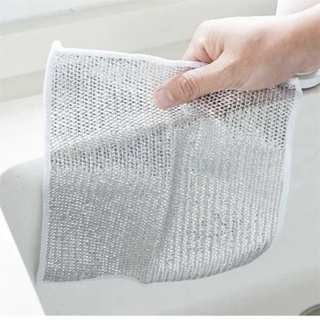 Giẻ Lau Bếp Dây Kim Loại Lau Bồn Rửa Chén Cọ Rửa Xoong Nồi Chén Bá...