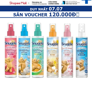 Xịt thơm quần áo Snuggle Nội địa Hàn Quốc 6 Mùi hương 150ml...