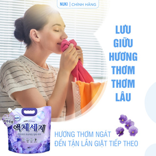 Túi Nước Giặt Xả Hàn Quốc Nuki Special 3kg Hương Nắng Mai Thơm Dịu...