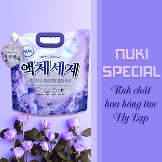 Túi Nước Giặt Xả Hàn Quốc Nuki Special 3kg Hương Nắng Mai Thơm Dịu...