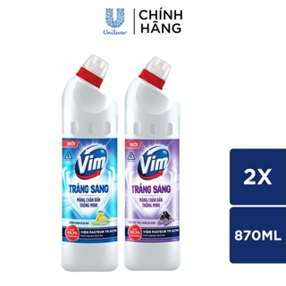 Combo 2 Gel Tẩy Rửa Vim Trắng Sáng 870ml/Chai... Combo 2 Gel Tẩy Rửa Vim Trắng Sáng 870ml/Chai...