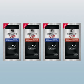 [HB Gift] Bộ 4 Gói dầu gội Romano VIP Vision  Passion...