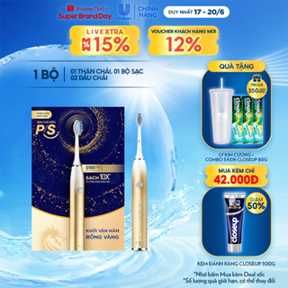 Bàn Chải Điện P/S S100 PRO - Công Nghệ Sóng Âm, Chải Sạch Mảng Bám...