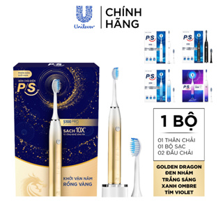 Bàn Chải Điện P/S S100 PRO - Công Nghệ Sóng Âm, Chải Sạch Mảng Bám...