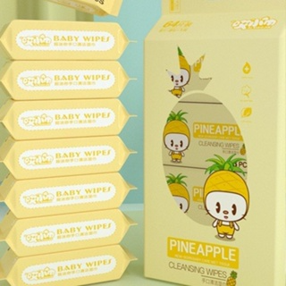 [Set 8 Gói/ 64 tờ] Khăn giấy ướt mini bỏ túi tiện lợi, khăn ướt ti...