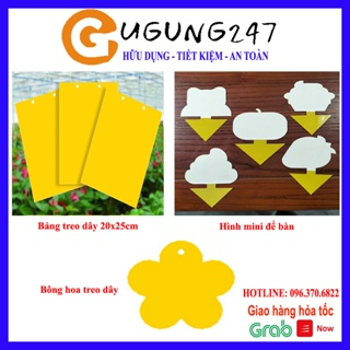 Miếng dán bẫy diệt côn trùng ruồi muỗi hai mặt siêu thu hút siêu d...