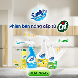 Combo 2 Nước lau bếp Sunlight Chanh  Baking sodaPhiên bản nâng cấp...