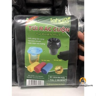 Sét 3 Cuộn Túi Đựng Rác Tự Phân Huỷ (Mua 3 Tặng 1 Móc Dính 3D)...