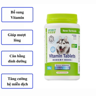 Viên canxi cho chó mèo SPIRIT bổ sung dinh dưỡng vitamin giúp chắc...