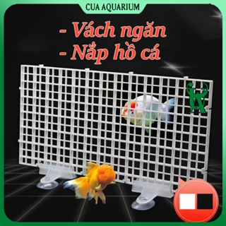 Tấm vách ngăn bể cá  Nắp đậy hồ cá bằng nhựa...
