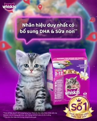 pate mèo whiskas lon 400gr dành cho mèo lớn...