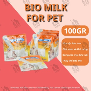 Sữa chó mèo mọi lứa tuổi Bio Milk for pet, Nova Pet milk gói 100gr...
