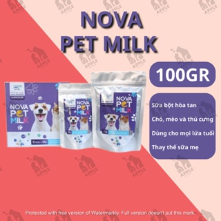 Sữa chó mèo mọi lứa tuổi Bio Milk for pet, Nova Pet milk gói 100gr...