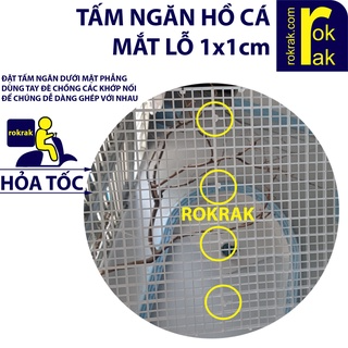 Vách ngăn bể cá  tấm nhựa đậy mặt hồ cá 30x30 15x30 cm có thể nối ...