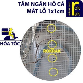 Vách ngăn bể cá  tấm nhựa đậy mặt hồ cá 30x30 15x30 cm có thể nối ...