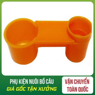 Máng uống nước tự động nút chai cho chim, gà...
