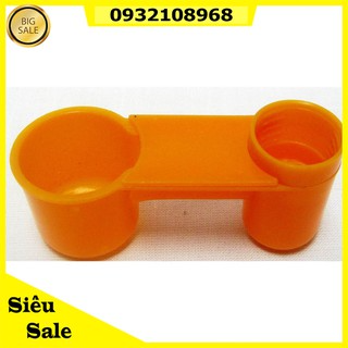 Máng uống nước tự động nút chai cho chim, gà...