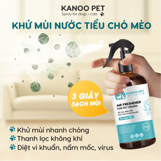 Xịt khử mùi nước tiểu, khử mùi chậu cát chó mèo KANOO PET giúp khử...