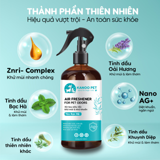 Xịt khử mùi nước tiểu, khử mùi chậu cát chó mèo KANOO PET giúp khử...