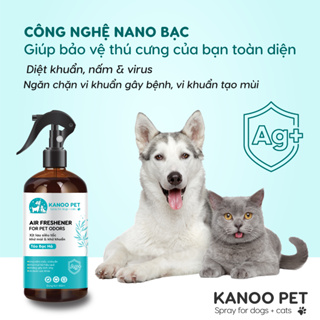 Xịt khử mùi nước tiểu, khử mùi chậu cát chó mèo KANOO PET giúp khử...