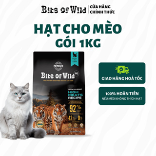 Hạt Cho Mèo Bite Of Wild Gói 1KG Không Độn Ngũ Cốc, Mix Kèm Viên T...