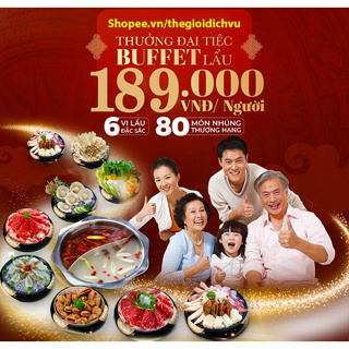 HCM [E-Voucher] Nhà hàng Yuhua - Buffet lẩu Đài Loan hơn 80 món nh...