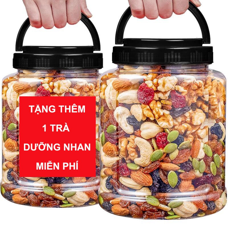 [HỘP 500G] Granola siêu hạt ngũ cốc ăn kiêng, ngũ cốc giảm cân din...